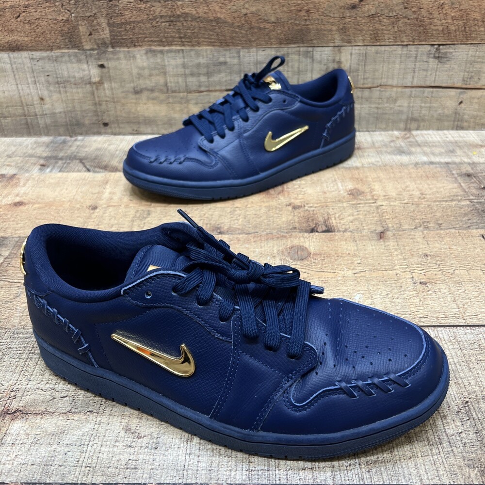 Nike Air Jordan 1 Low Method of Make Midnight Navy FN5032-400 Women's 10.5 NICE